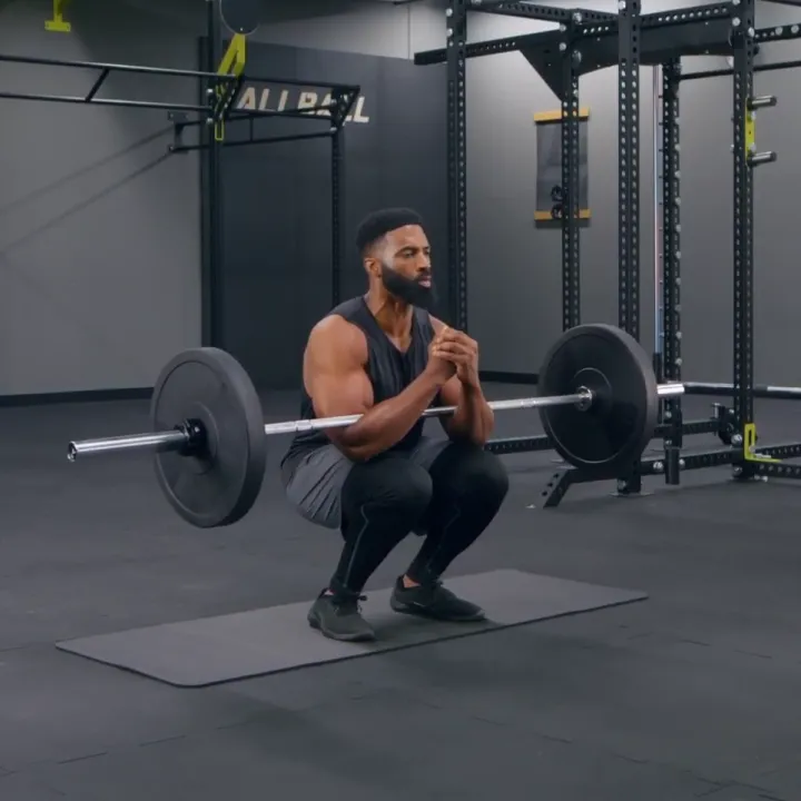 Barbell Zercher Squats