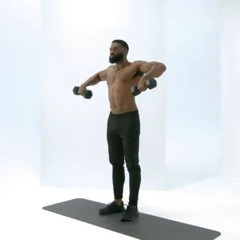 Dumbbell Cuban Rotations