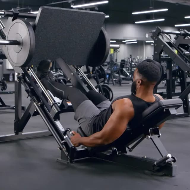 Single Leg Calf Raises Leg Press 45°