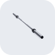 Barbell equipment icon