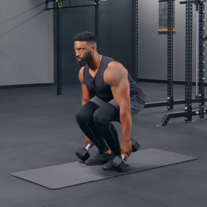 Dumbbell Deadlifts