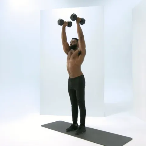 Dumbbell Ground to Overheads
