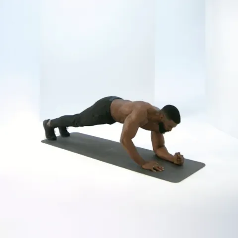Elbows to Hands Plank