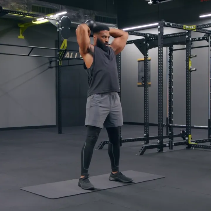 Kettlebell Overhead Triceps Extension