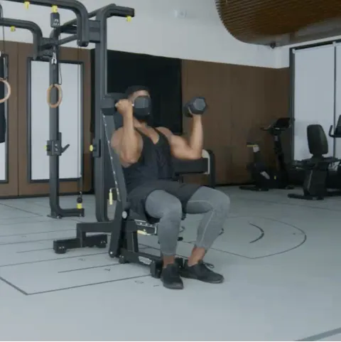 Seated Dumbbell Arnold Press
