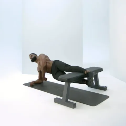Side Plank on Chair