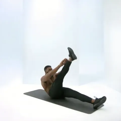 Single-Leg V-Ups