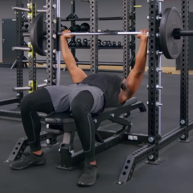 Smith Machine Wider Bench Press