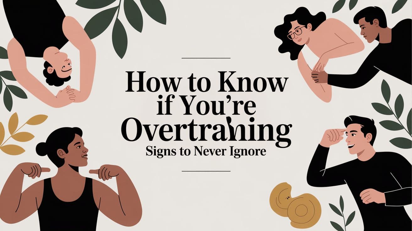 How to Know If You're Overtraining Signs to Never Ignore