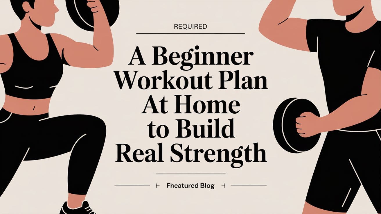 A Beginner Workout Plan at Home to Build Real Strength