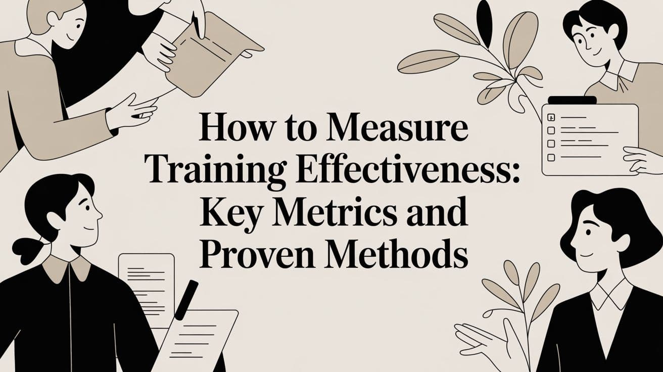 How to measure training effectiveness: Key metrics and proven methods