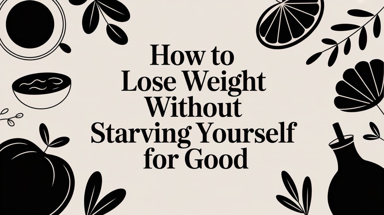 How to Lose Weight Without Starving Yourself for Good