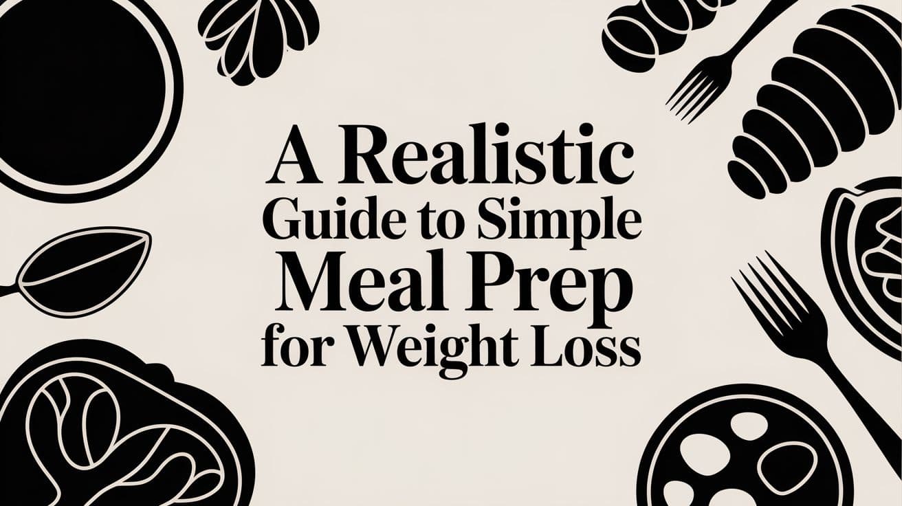 A Realistic Guide to Simple Meal Prep for Weight Loss