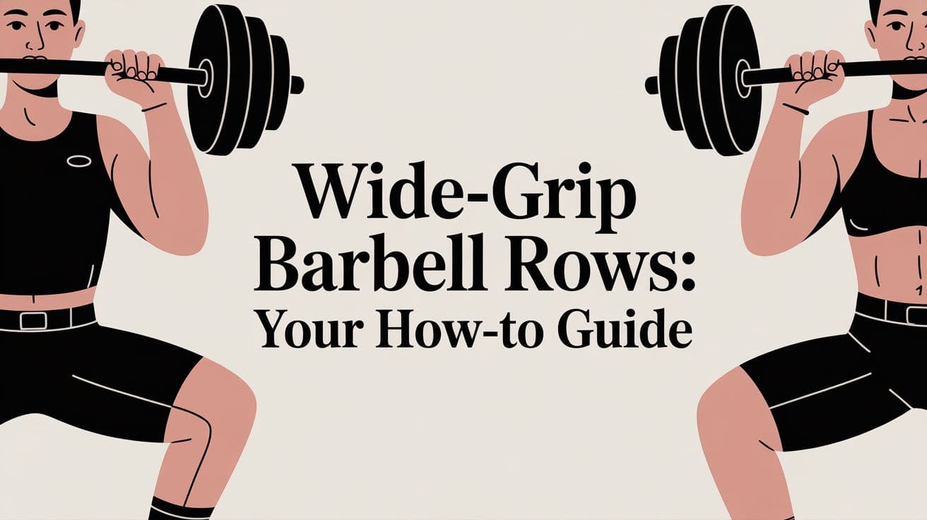 Wide-Grip Barbell Rows: Your How-To Guide