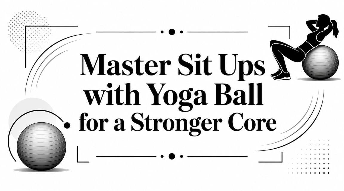 Master Sit Ups with Yoga Ball for a Stronger Core