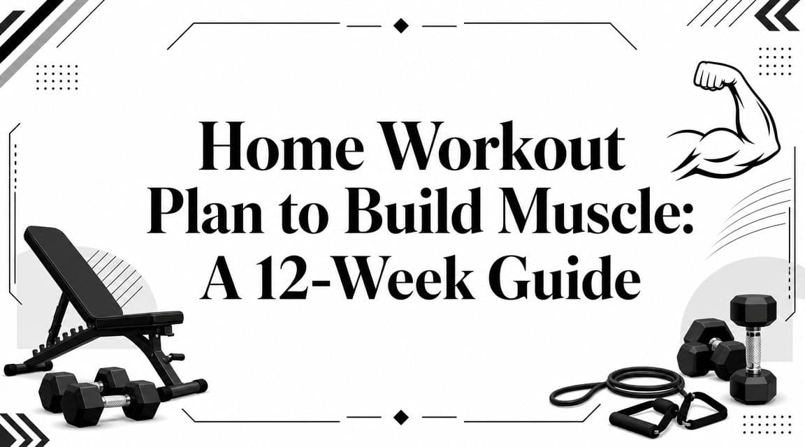 Home Workout Plan to Build Muscle: A 12-Week Guide
