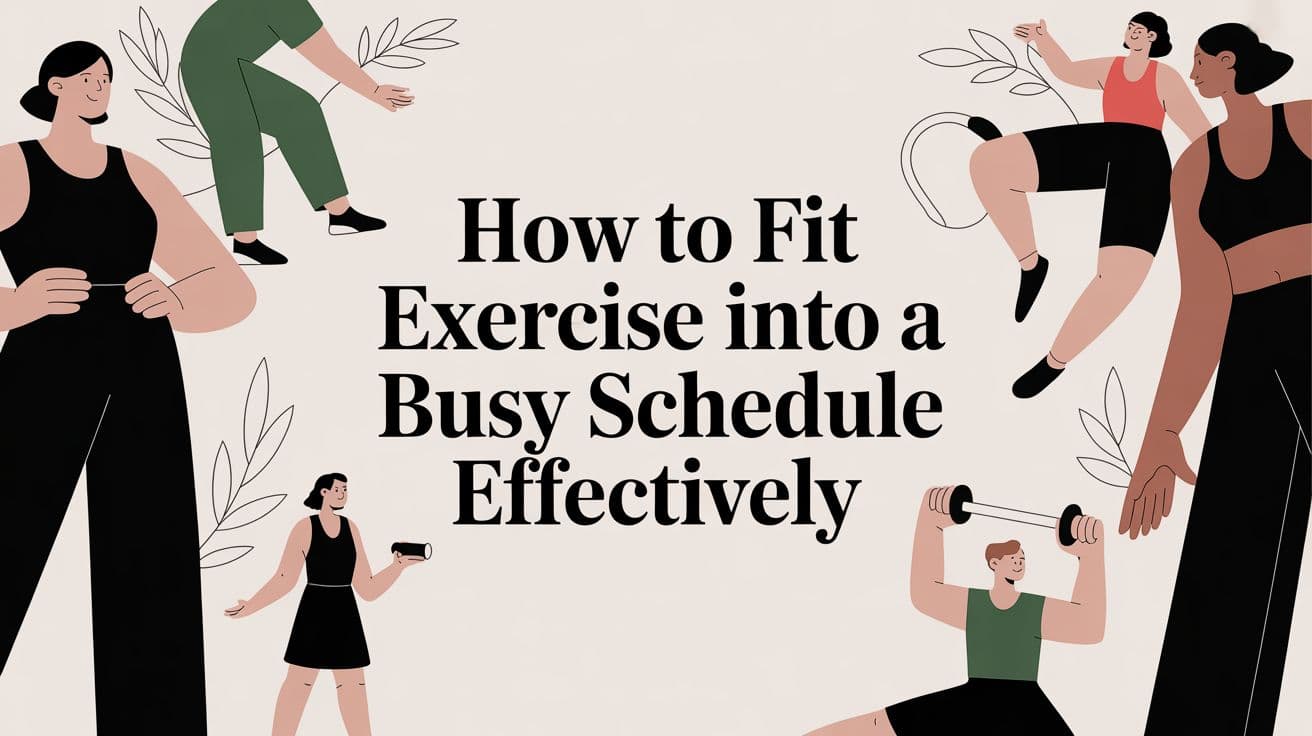 How to Fit Exercise Into a Busy Schedule Effectively