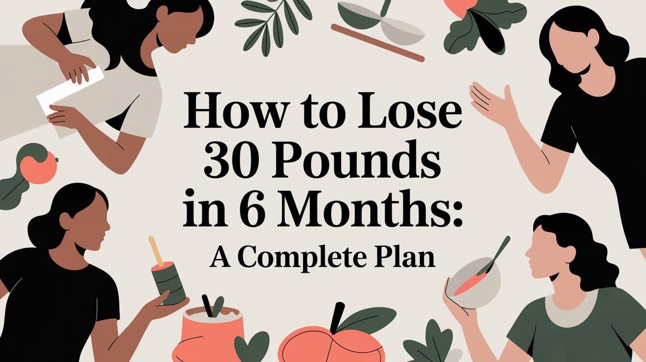 How To Lose 30 Pounds In 6 Months: A Complete Plan