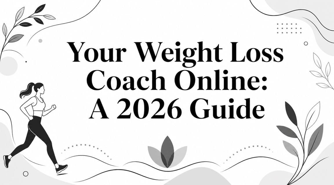 Your Weight Loss Coach Online: A 2026 Guide