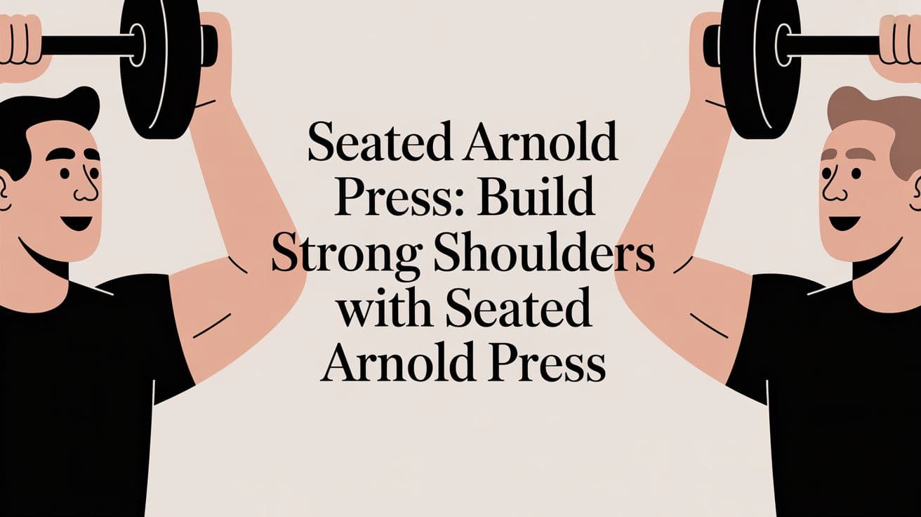 Seated Arnold Press: Build Strong Shoulders with seated arnold press