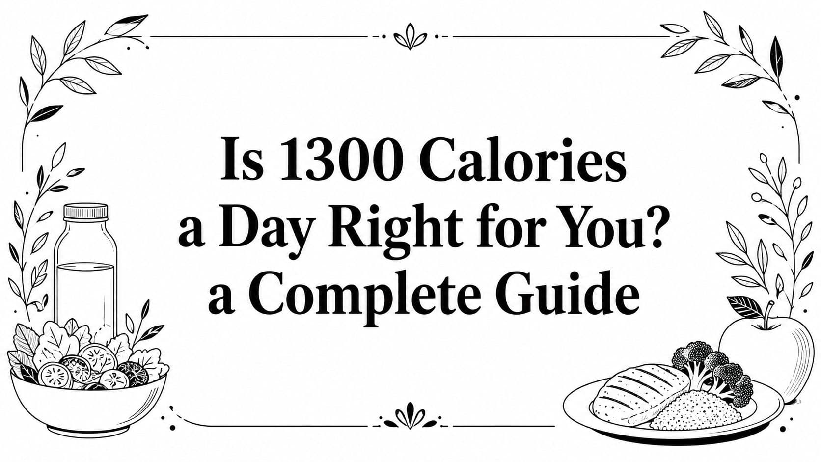 Is 1300 Calories a Day Right for You? a Complete Guide