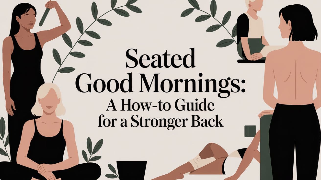 Seated Good Mornings: A How-To Guide for a Stronger Back