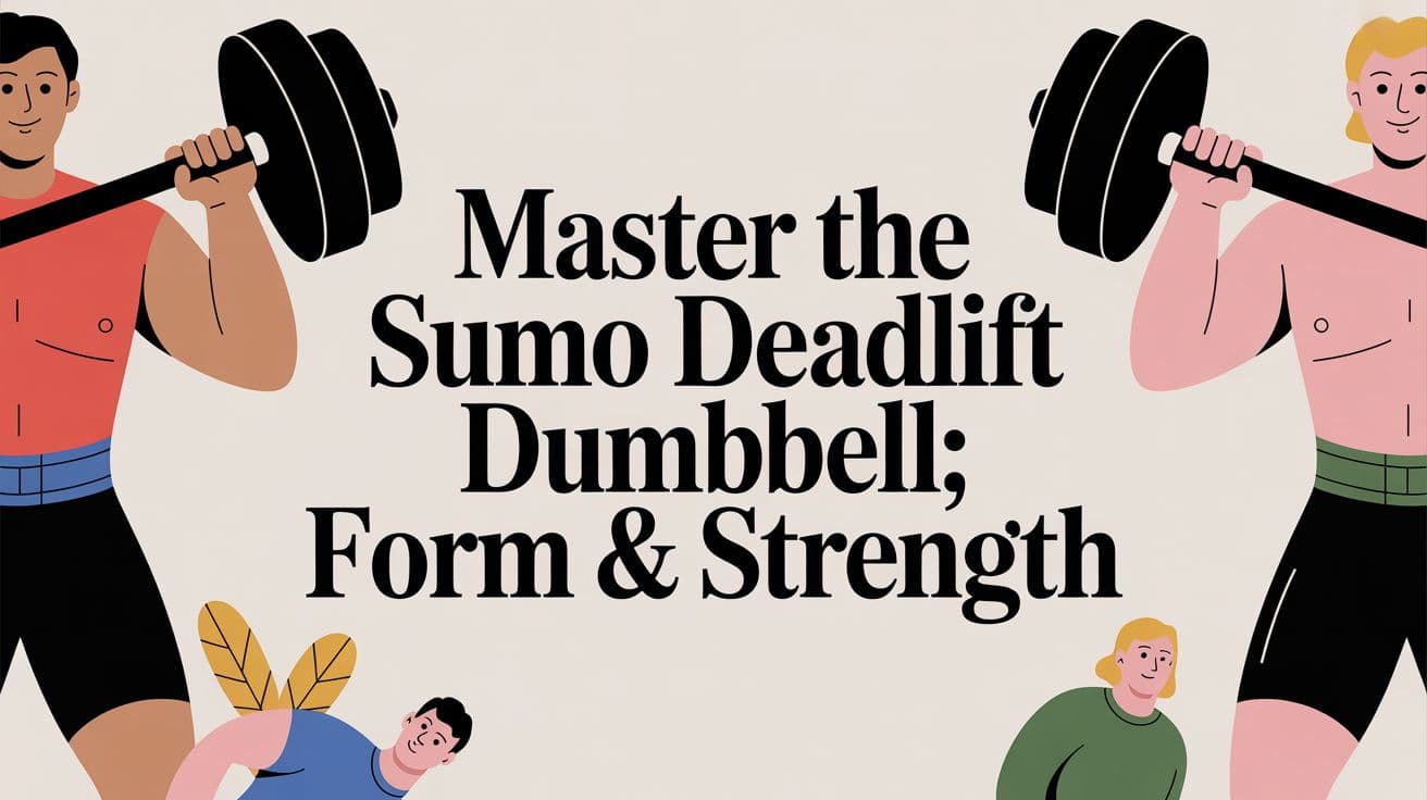 Master the Sumo Deadlift Dumbbell: Form & Strength