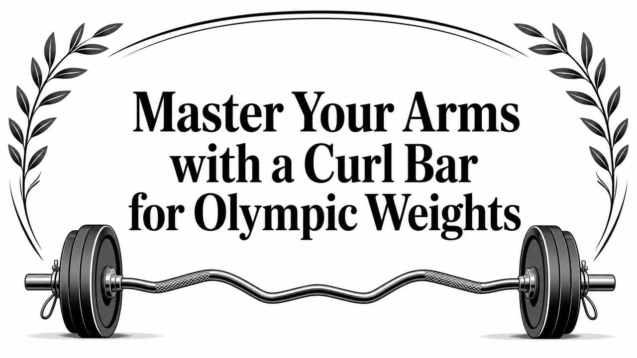 Master Your Arms with a Curl Bar for Olympic Weights