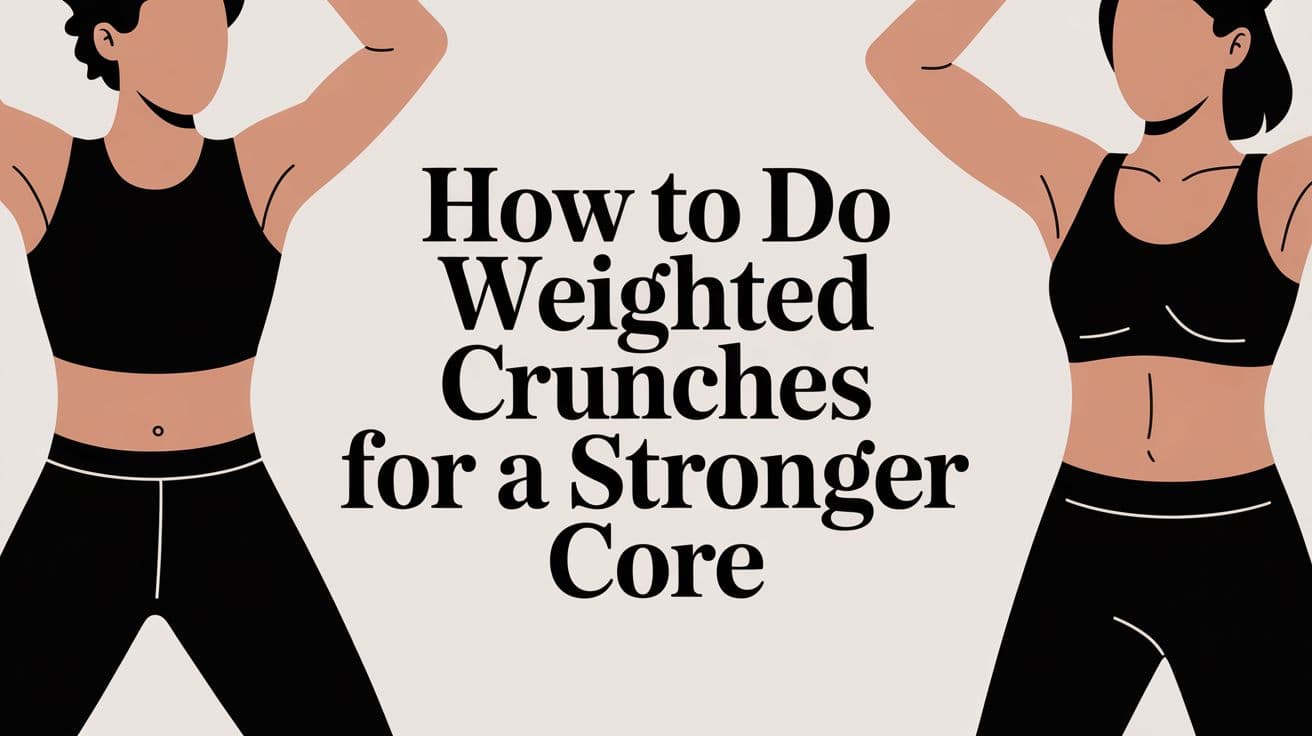 How to Do Weighted Crunches for a Stronger Core