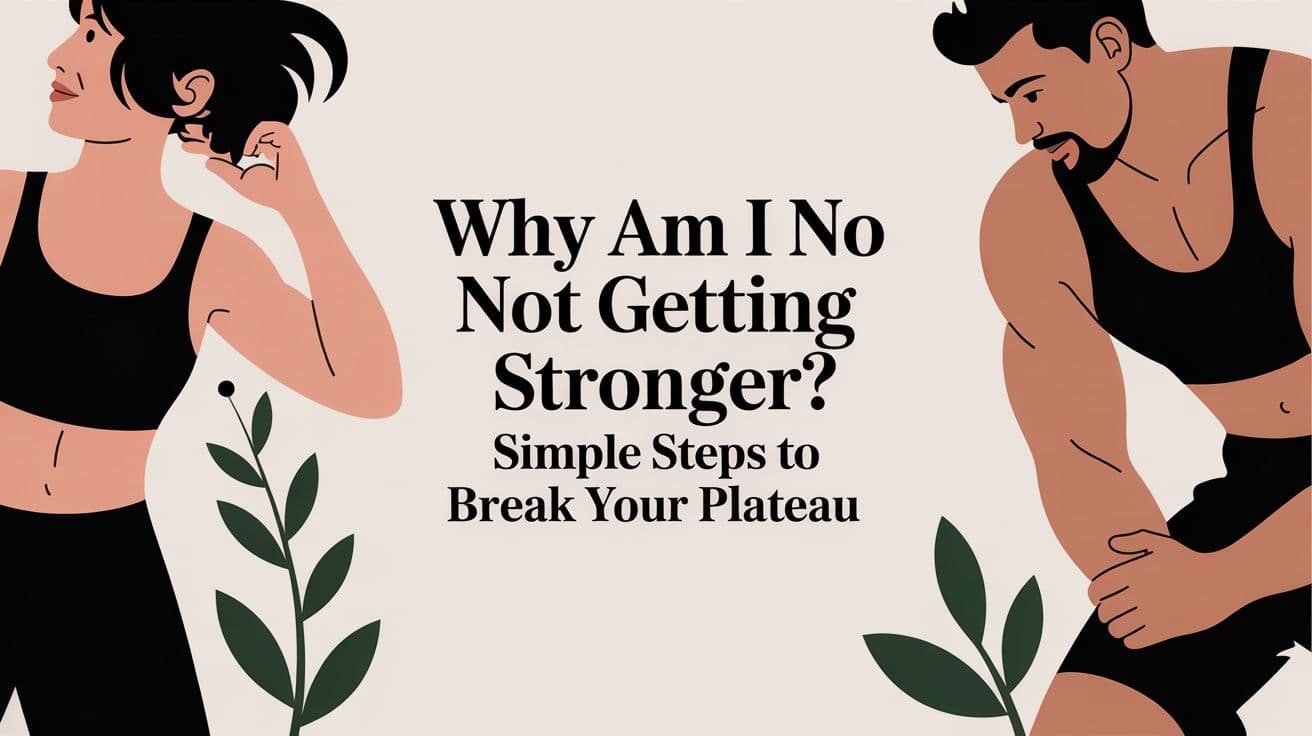 Why am i not getting stronger? Simple steps to break your plateau