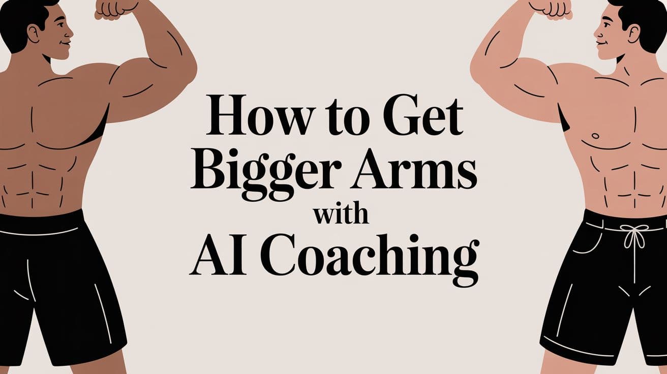 How to Get Bigger Arms With AI Coaching
