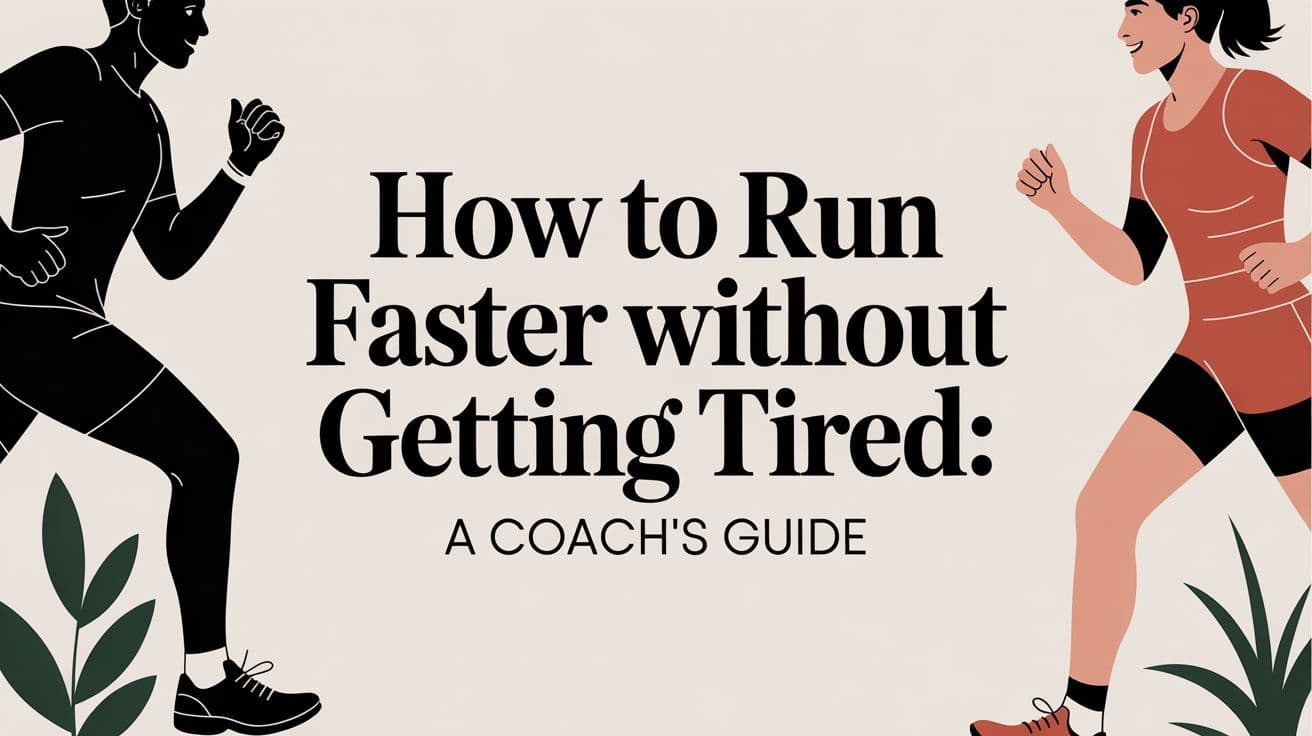 How to Run Faster Without Getting Tired: A Coach's Guide