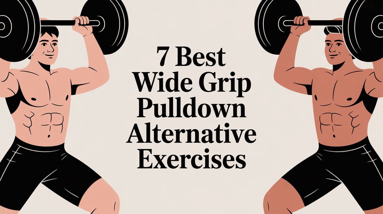7 Best Wide Grip Pulldown Alternative Exercises