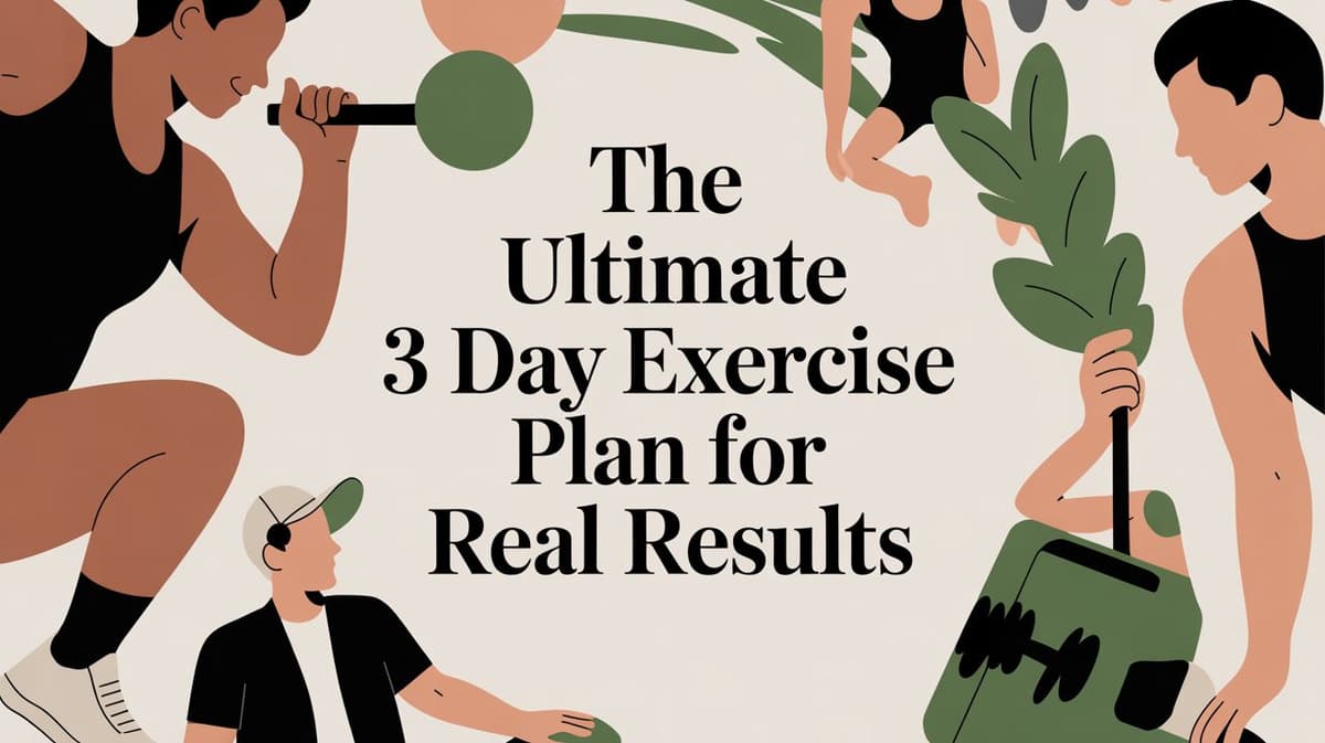 3 Exercise Home Exercise Program The Ultimate 3 Day Exercise Plan for Real Results | Zing Coach