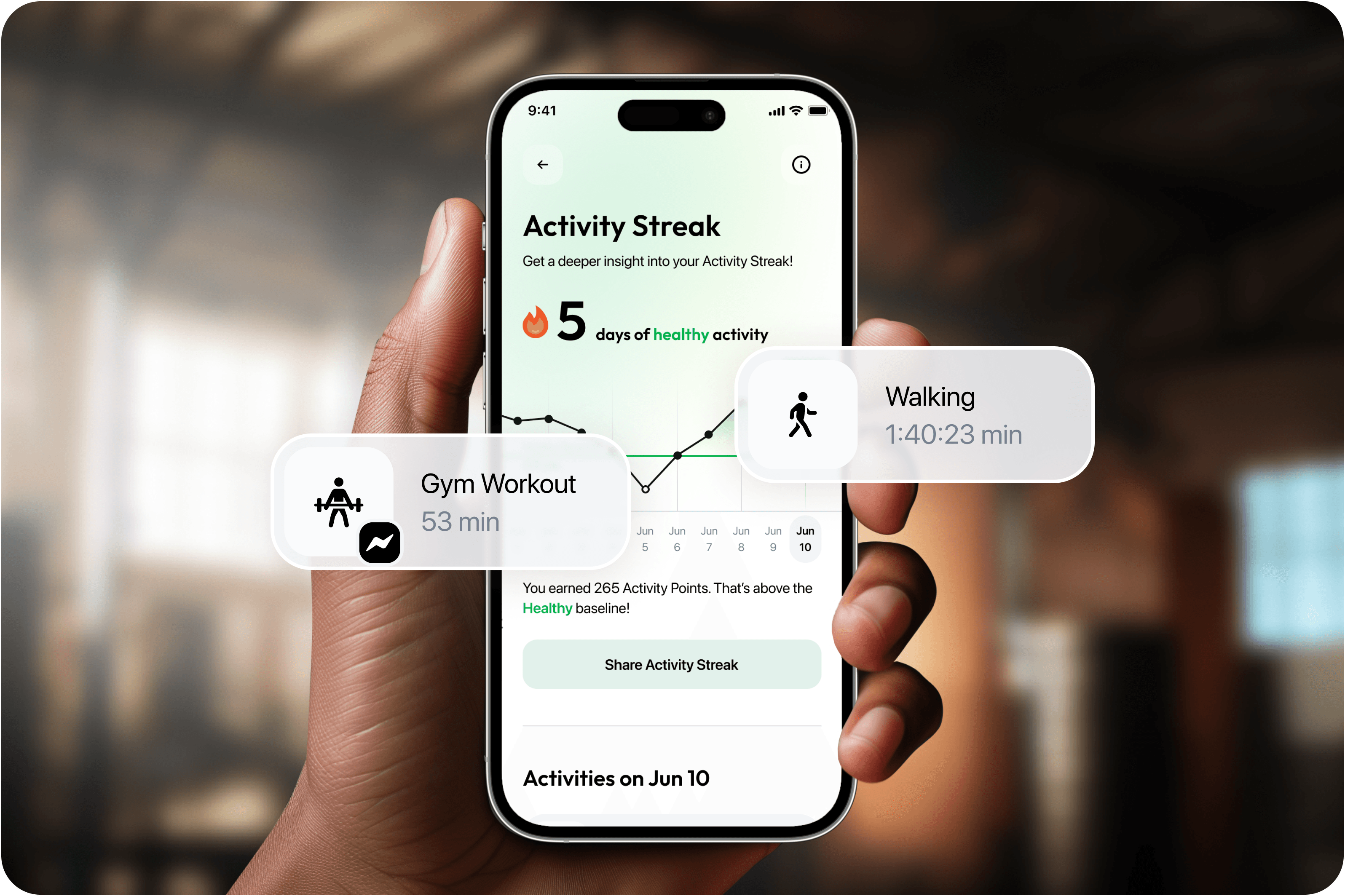 Staying Healthy with Activity Streaks